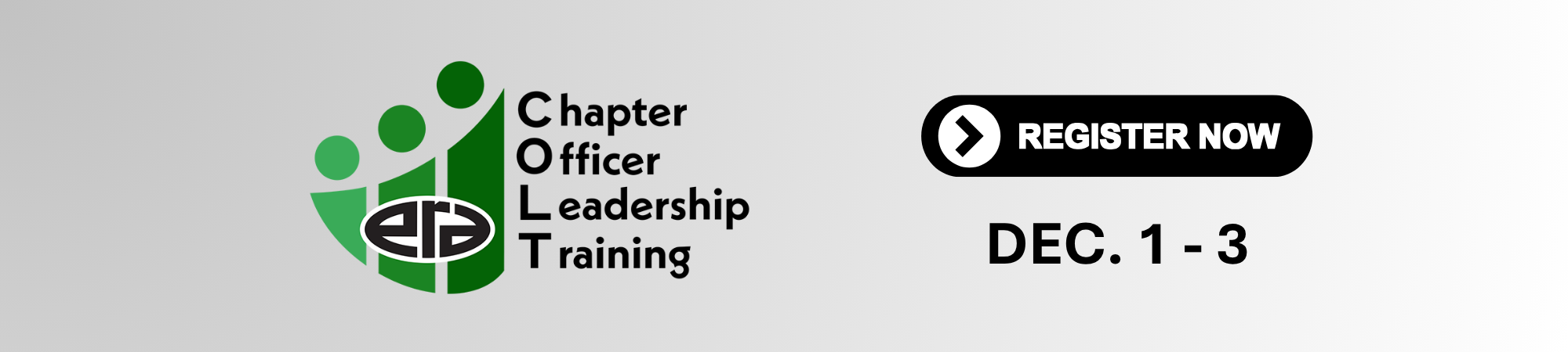 2027 Chapter Officer Leadership Training — December 1 through 3